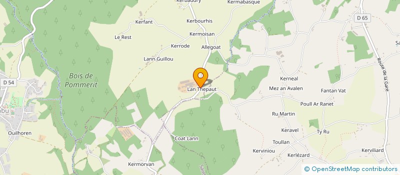 localisation de l'entreprise SCEA DE LA LANDE  POMMERIT-LE-VICOMTE