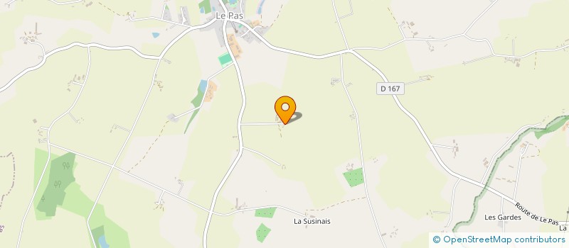 localisation de l'entreprise SCEA DE LA LAURENCAIS à LE PAS