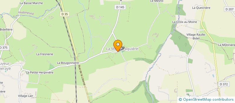 localisation de l'entreprise SCEA DE LA LICE à LA MEURDRAQUIERE