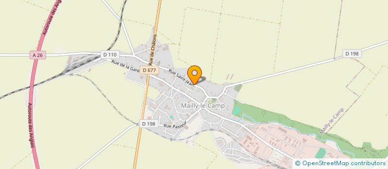localisation de l'entreprise SCEA DE LA LOUVIERE à MAILLY-LE-CAMP