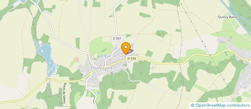 localisation de l'entreprise SCEA DE LA MAISON BLEUE à TROSLY-LOIRE