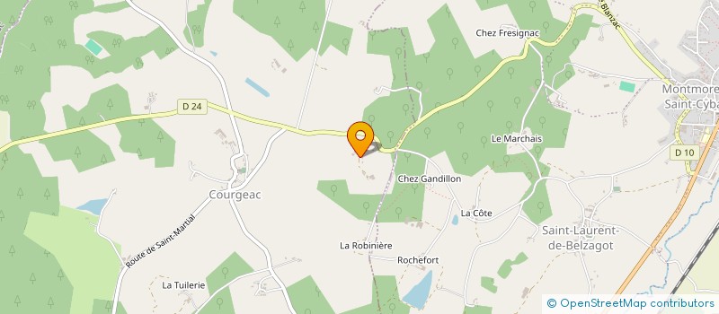 localisation de l'entreprise SCEA DE LA MAISON DES FIGUIERS à COURGEAC