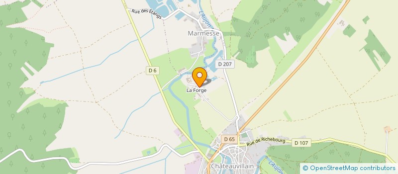 localisation de l'entreprise SCEA DE LA MAISON DIEU  LIGNOL-LE-CHATEAU