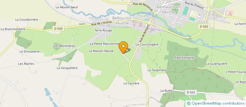 localisation de l'entreprise SCEA DE LA MANSONNIERE à SAINT-GERMAIN-DES-GROIS