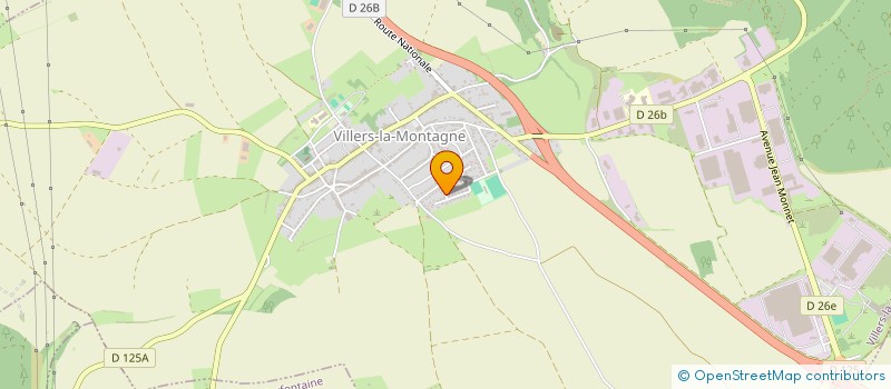 localisation de l'entreprise SCEA DE LA MATERNELLE  VILLERS-LA-MONTAGNE