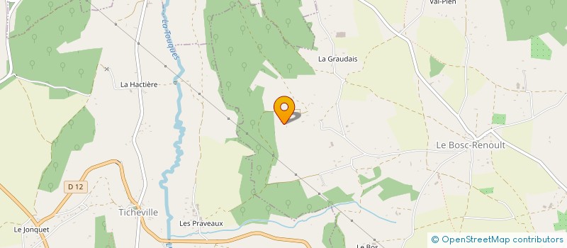 localisation de l'entreprise SCEA DE LA MESANGETIERE à LA FERTE-EN-OUCHE