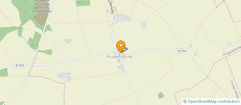 localisation de l'entreprise SCEA DE LA MOINERIE à PRUDEMANCHE