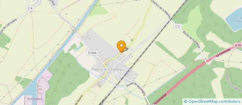 localisation de l'entreprise SCEA DE LA NATURALITE  PAGNY-LE-CHATEAU