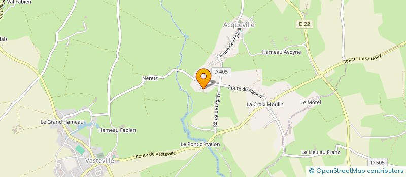 localisation de l'entreprise SCEA DE LA NERETZ à LA HAGUE