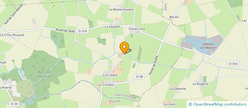 localisation de l'entreprise SCEA DE LA NOE  TRANS-SUR-ERDRE