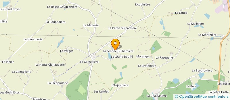 localisation de l'entreprise SCEA DE LA PASSERELLE  CHEMILLE-EN-ANJOU