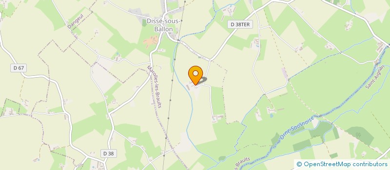 localisation de l'entreprise SCEA DE LA PAYSANTERIE  MAROLLES-LES-BRAULTS