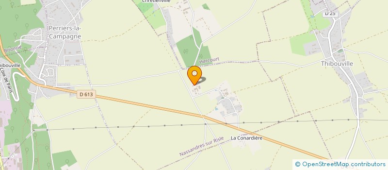 localisation de l'entreprise SCEA DE LA PETITE CROIX à NASSANDRES SUR RISLE