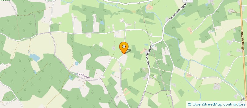 localisation de l'entreprise SCEA DE LA PETITE FONTAINE à BAZOUGES CRE SUR LOIR