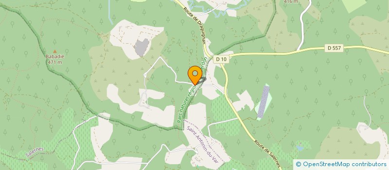 localisation de l'entreprise SCEA DE LA PIERRE VERTE  VILLECROZE