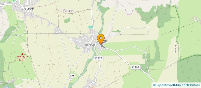 localisation de l'entreprise SCEA DE LA PLAGNE  BRENAT