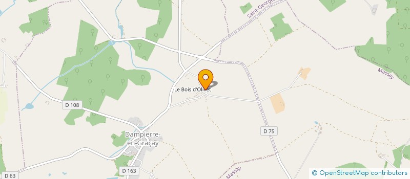 localisation de l'entreprise SCEA DE LA PLAINE  DAMPIERRE-EN-GRACAY