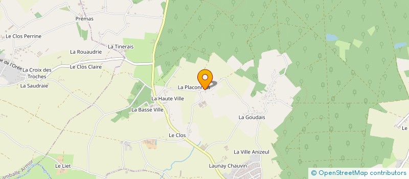 localisation de l'entreprise SCEA DE LA PLANCONNAIS à PLEDELIAC