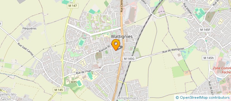 localisation de l'entreprise SCEA DE LA POSTE à WATTIGNIES