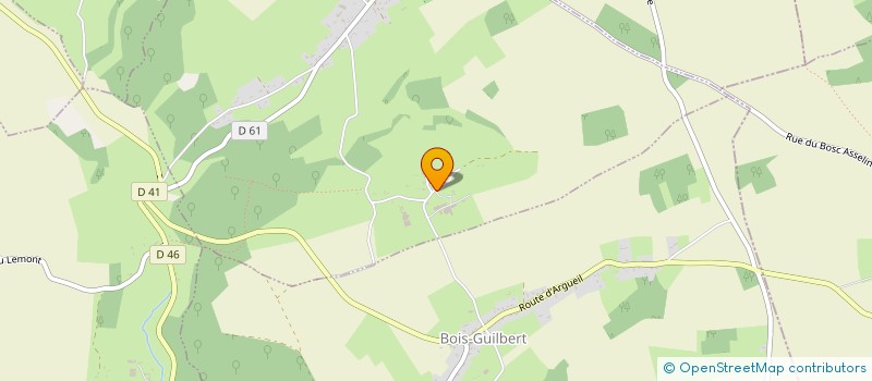 localisation de l'entreprise SCEA DE LA QUESNE  BOIS-HEROULT