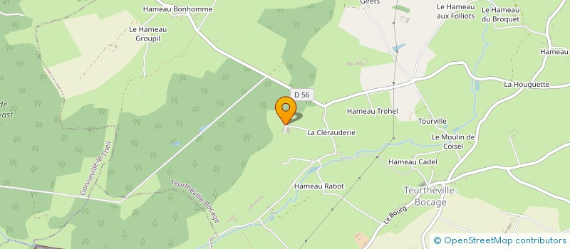 localisation de l'entreprise SCEA DE LA QUESNERIE à TEURTHEVILLE-BOCAGE