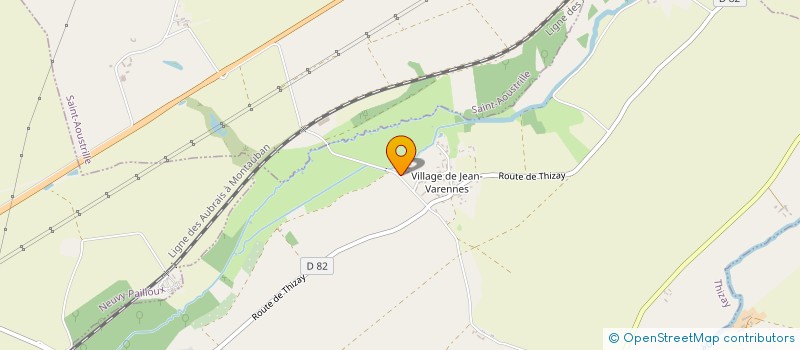 localisation de l'entreprise SCEA DE LA RABOTTERIE à THIZAY