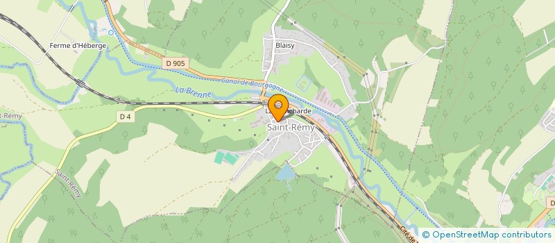 localisation de l'entreprise SCEA DE LA RAICHOTTE  FAIN-LES-MOUTIERS