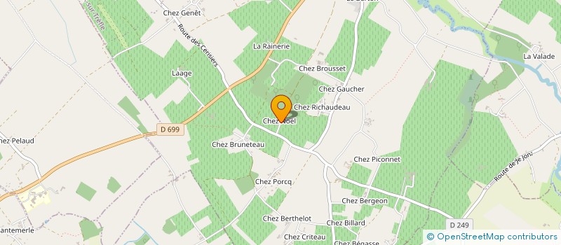 localisation de l'entreprise SCEA DE LA RAIVIGNERE  SAINT-GERMAIN-DE-LUSIGNAN