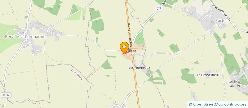 localisation de l'entreprise SCEA DE LA RAMPE à FAVEROLLES-LA-CAMPAGNE