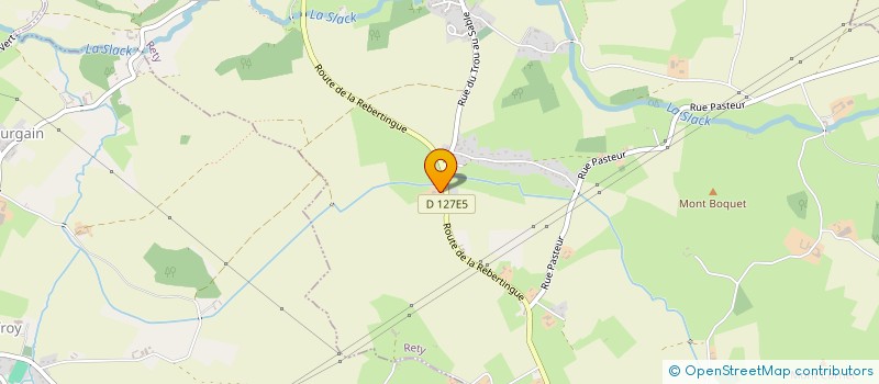 localisation de l'entreprise SCEA DE LA REBERTINGUE  RETY