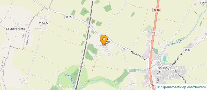 localisation de l'entreprise SCEA DE LA RICHARDIERE  CHAUNAY