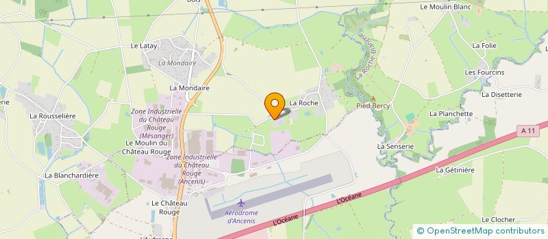 localisation de l'entreprise SCEA DE LA ROCHE à MESANGER
