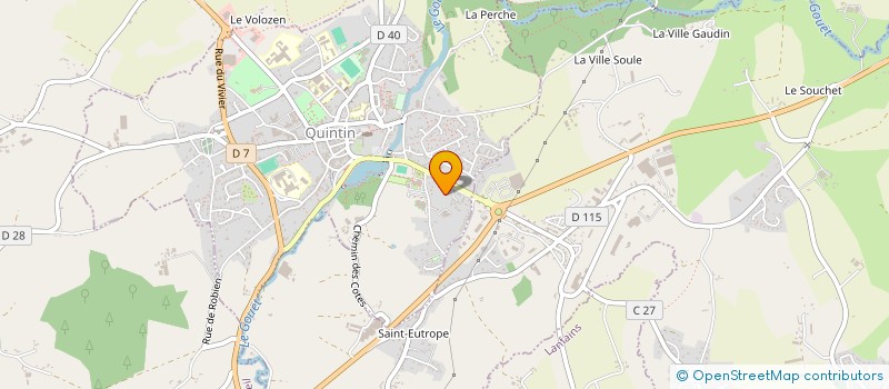 localisation de l'entreprise SCEA DE LA ROCHE LONGUE à SAINT-DONAN