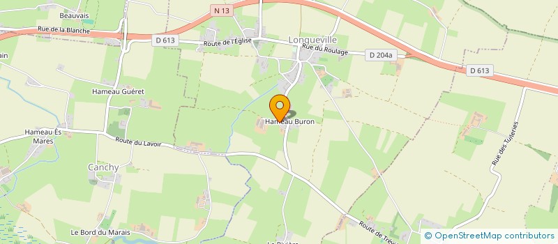 localisation de l'entreprise SCEA DE LA RONCHETTE à LONGUEVILLE
