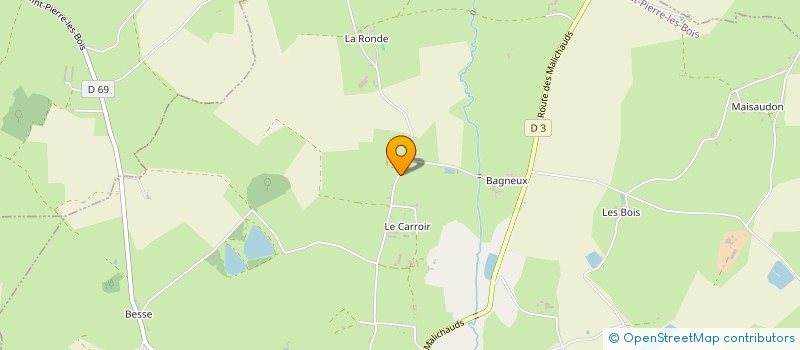 localisation de l'entreprise SCEA DE LA RONDE  SAINT-PIERRE-LES-BOIS