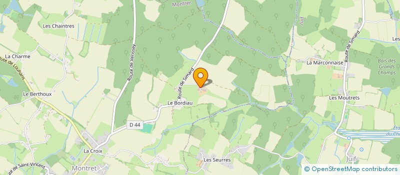 localisation de l'entreprise SCEA DE LA RONGERE  MONTRET