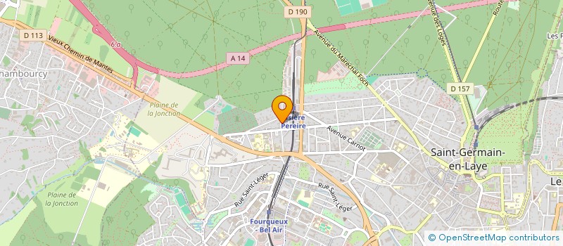 localisation de l'entreprise SCEA DE LA ROUVRAYE à SAINT-GERMAIN-EN-LAYE