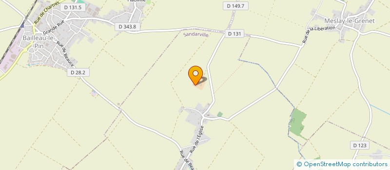 localisation de l'entreprise SCEA DE LA RUE GELEE à SANDARVILLE