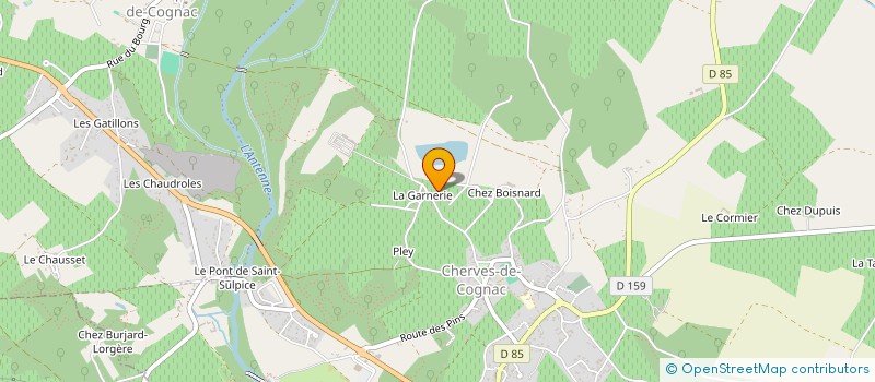 localisation de l'entreprise SCEA DE LA SALLE à VAL-DE-COGNAC