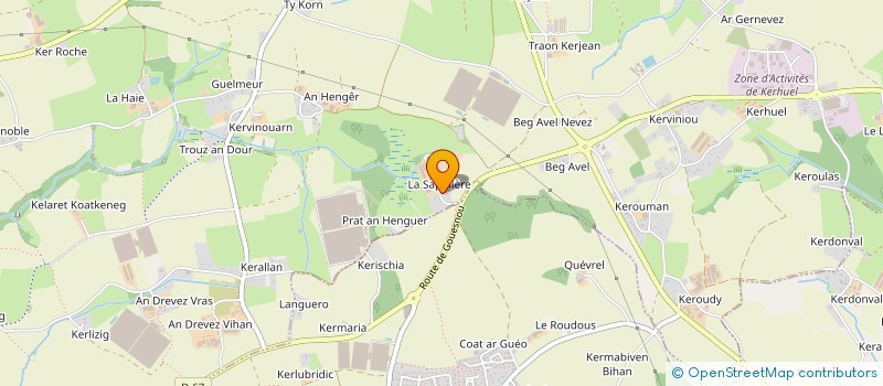 localisation de l'entreprise SCEA DE LA SAPINIERE à MILIZAC-GUIPRONVEL