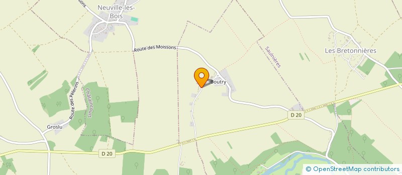 localisation de l'entreprise SCEA DE LA SENTE DE GREZ à FONTAINE-LES-RIBOUTS