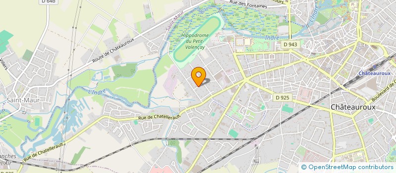 localisation de l'entreprise SCEA DE LA SOIERIE à CHATEAUROUX