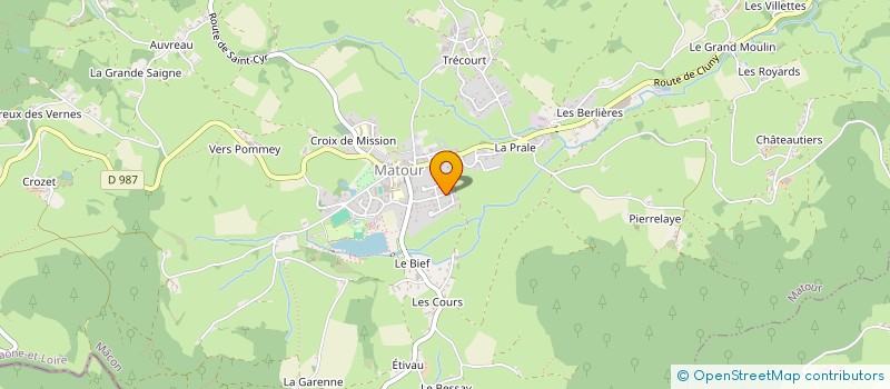 localisation de l'entreprise SCEA DE LA SOURCE à GERMOLLES-SUR-GROSNE
