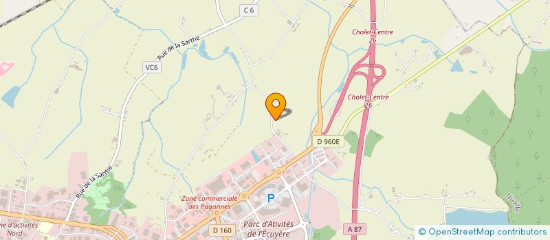 localisation de l'entreprise SCEA DE LA SULPICIERE à CHOLET