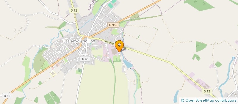 localisation de l'entreprise SCEA DE LA TENDREE  LES AIX D ANGILLON