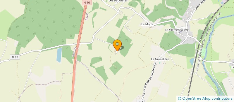 localisation de l'entreprise SCEA DE LA TERCERIE à ITEUIL