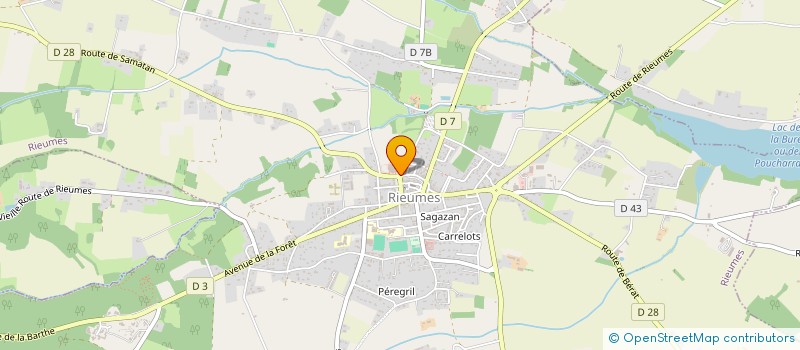localisation de l'entreprise SCEA DE LA TOURETTE à RIEUMES