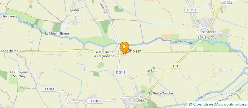 localisation de l'entreprise SCEA DE LA TRICHERIE à UNVERRE