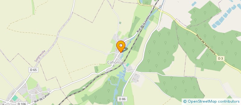 localisation de l'entreprise SCEA DE LA TRIE  CAHON