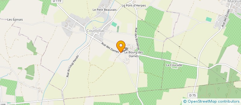 localisation de l'entreprise SCEA DE LA TROMPETTE  COURBILLAC